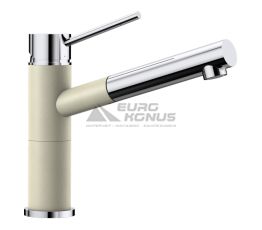 BLANCO Смеситель для кухни однорычажный с выносным шлангом ALTA-S Compact хром/жасмин (515328)