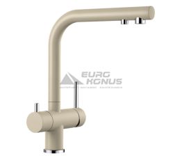 BLANCO Смеситель для кухни на две воды двухрычажный FONTAS II шампань (523133)