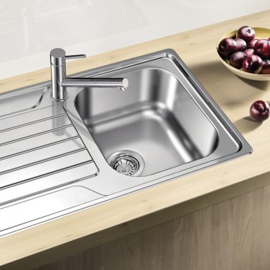 BLANCO Смеситель для кухни однорычажный KANO хром (521502)