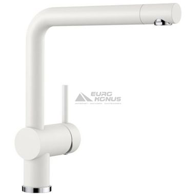 BLANCO Смеситель для кухни однорычажный LINUS белый (516702)