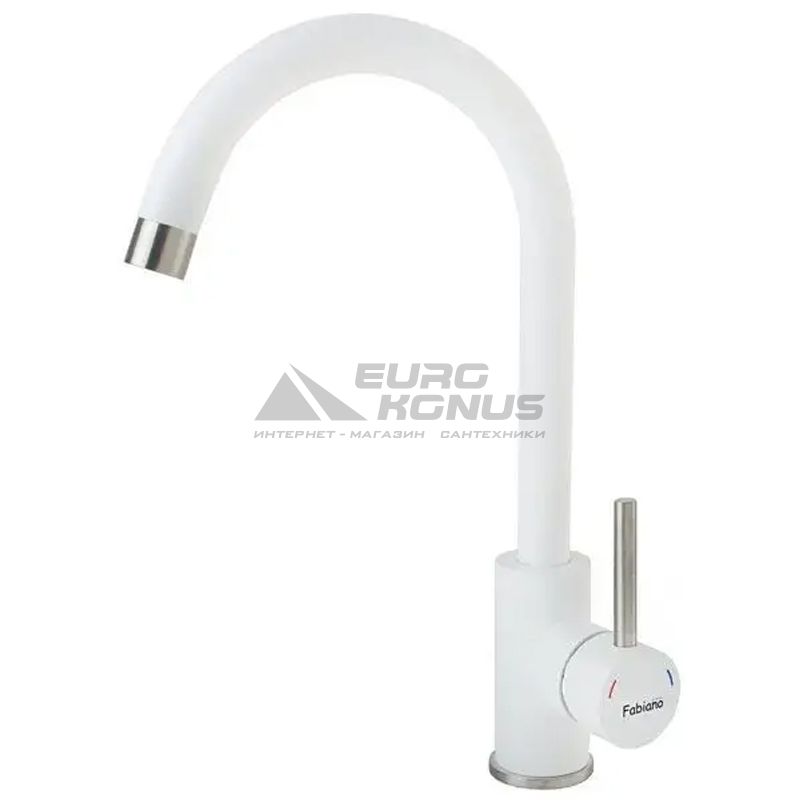 FABIANO Смеситель для кухни однорычажный SKF 850 ST Alpine White (8232.401.0906)