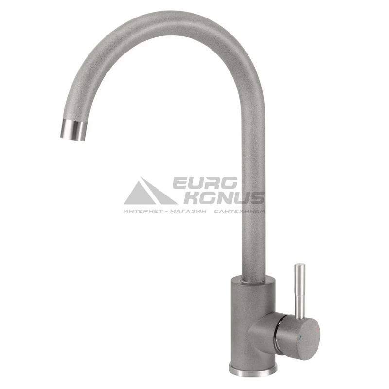 FABIANO Смеситель для кухни однорычажный SKF 850 ST Grey Metallic (8232.401.0912)