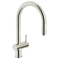 FRANKE Смеситель для кухни однорычажный с выносным шлангом ACTIVE NEO Super Metallic полированный никель (115.0554.090)
