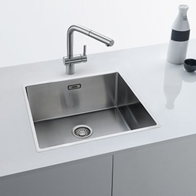 FRANKE Смеситель для кухни однорычажный с выносным шлангом Atlas Neo Pull Out нержавеющая сталь (115.0521.438)