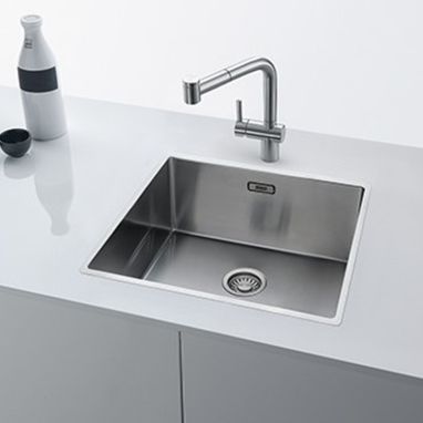 FRANKE Смеситель для кухни однорычажный с выносным шлангом Atlas Neo Pull Out Spray нержавеющая сталь (115.0521.441)