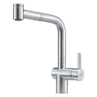 FRANKE Смеситель для кухни однорычажный с выносным шлангом Atlas Neo Pull Out Spray нержавеющая сталь (115.0521.441)