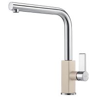 FRANKE Смеситель для кухни однорычажный Maris Swivel хром/бежевый (115.0392.336)
