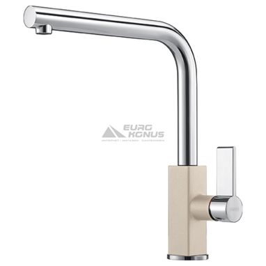 FRANKE Смеситель для кухни однорычажный Maris Swivel хром/бежевый (115.0392.336)