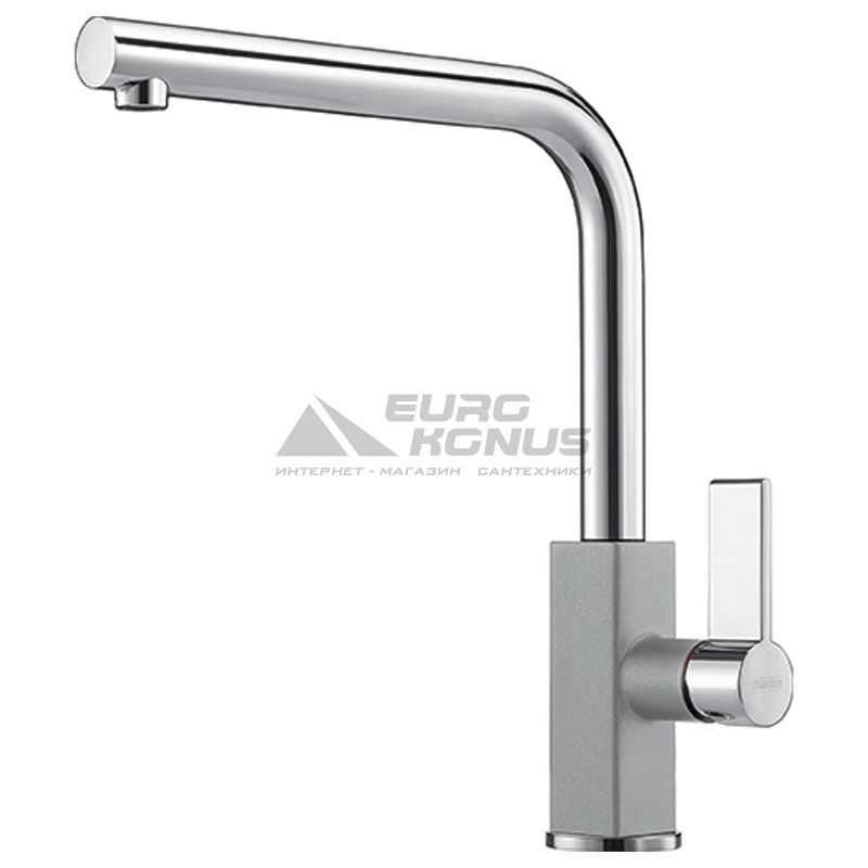 FRANKE Смеситель для кухни однорычажный Maris Swivel хром/серый камень (115.0392.352)