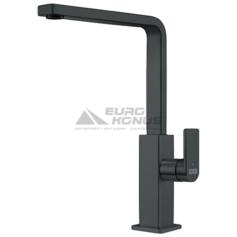 FRANKE Смеситель для кухни однорычажный Mythos Swivel черный (115.0550.441)
