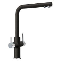 FRANKE Смеситель для питьевой воды двухрычажный NEPTUNE CLEAR WATER хром/оникс (115.0370.694)