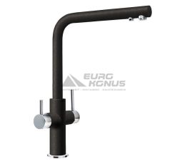 FRANKE Смеситель для питьевой воды двухрычажный NEPTUNE CLEAR WATER хром/оникс (115.0370.694)