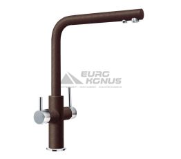 FRANKE Смеситель для питьевой воды двухрычажный NEPTUNE CLEAR WATER хром/шоколад (115.0370.696)