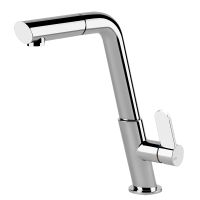 GESSI Смеситель для кухни однорычажный с выдвижным изливом Incline хром (50007-031)