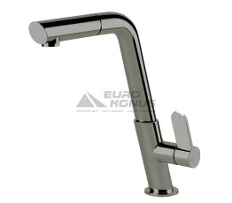 GESSI Смеситель для кухни однорычажный с выдвижным изливом Incline нержавеющая сталь (50007-149)