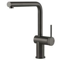 GESSI Смеситель для кухни однорычажный Inedito черный брашированный (60451-126)