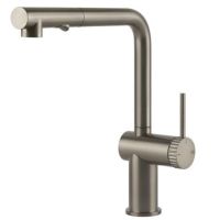 GESSI Смеситель для кухни однорычажный с выдвижным изливом Inedito нержавеющая сталь (60457-149)