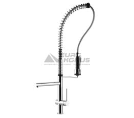 GESSI Смеситель для кухни однорычажный с двумя изливами Oxygene Cucina H.T. хром (00941-031)
