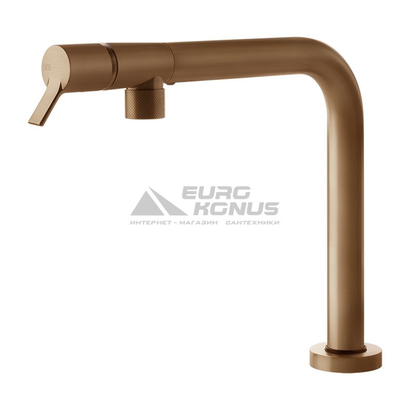 GESSI Смеситель для кухни однорычажный Su&Giu медь брашированная (60071-708)