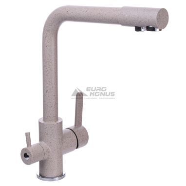 GLOBUS LUX Смеситель для питьевой воды двухрычажный GLLR-0444-5-TERRA