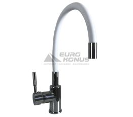 GLOBUS LUX Смеситель для кухни однорычажный с гибким изливом LAZER GLLR-0203SW