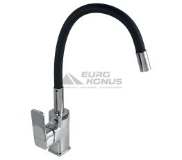 GLOBUS LUX Смеситель для кухни однорычажный с гибким изливом Milano GLM-203LR