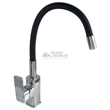 GLOBUS LUX Смеситель для кухни однорычажный с гибким изливом Milano GLM-203LR