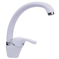 GLOBUS LUX Смеситель для кухни однорычажный GLSO-0203S-7-WHITE