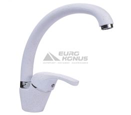 GLOBUS LUX Смеситель для кухни однорычажный GLSO-0203S-7-WHITE
