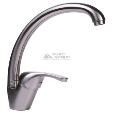 GLOBUS LUX Смеситель для кухни однорычажный GLSO-0203S-8 STSTEEL