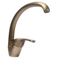 GLOBUS LUX Смеситель для кухни однорычажный GLSO-0203S-9-BRONZE