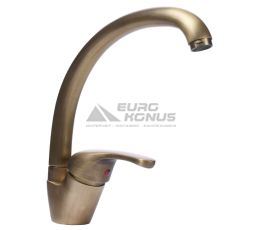 GLOBUS LUX Смеситель для кухни однорычажный GLSO-0203S-9-BRONZE