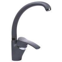 GLOBUS LUX Смеситель для кухни однорычажный GLQU-0203S-BIG-3-TITANIUM