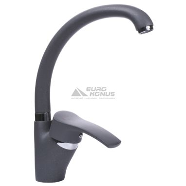 GLOBUS LUX Смеситель для кухни однорычажный GLQU-0203S-BIG-3-TITANIUM
