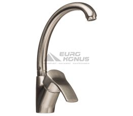 GLOBUS LUX Смеситель для кухни однорычажный GLQU-0203S-BIG-8 STSTEEL