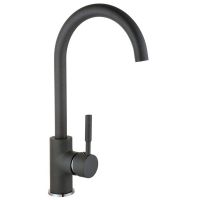 GLOBUS LUX Смеситель для кухни однорычажный LAZER GLLR-0203S-3-TITANIUM
