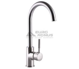 GLOBUS LUX Смеситель для кухни однорычажный LAZER GLLR-0203S-8 STSTEEL