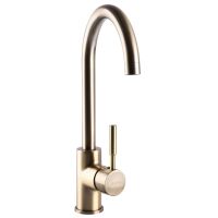 GLOBUS LUX Смеситель для кухни однорычажный LAZER GLLR-0203S-9-BRONZE