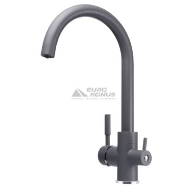 GLOBUS LUX Смеситель для питьевой воды двухрычажный GLLR-0333-3-TITANIUM
