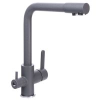 GLOBUS LUX Смеситель для питьевой воды двухрычажный GLLR-0444-3-TITANIUM