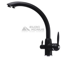 GLOBUS LUX Смеситель для питьевой воды двухрычажный GLLR-0777-1-ONIX