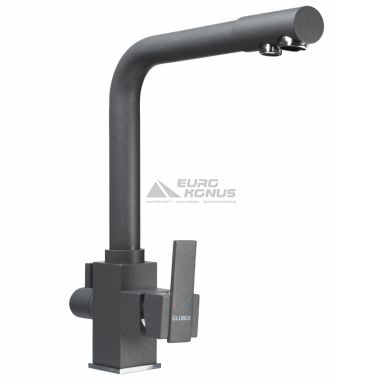 GLOBUS LUX Смеситель для питьевой воды двухрычажный GLLR-0100-3-TITANIUM