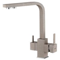 GLOBUS LUX Смеситель для питьевой воды двухрычажный GLLR-0111-5-TERRA