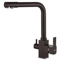 GLOBUS LUX Смеситель для питьевой воды двухрычажный GLLR-0100-6-MARONE