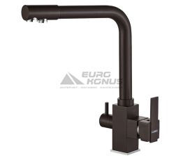 GLOBUS LUX Смеситель для питьевой воды двухрычажный GLLR-0100-6-MARONE