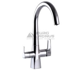 GLOBUS LUX Смеситель для питьевой воды двухрычажный GLLR-0999