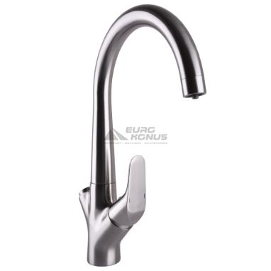 GLOBUS LUX Смеситель для питьевой воды двухрычажный GLLR-0222-8-STSTEEL