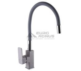 GLOBUS LUX Смеситель для кухни однорычажный с гибким изливом Milano GLM-203LR-2-ARENA