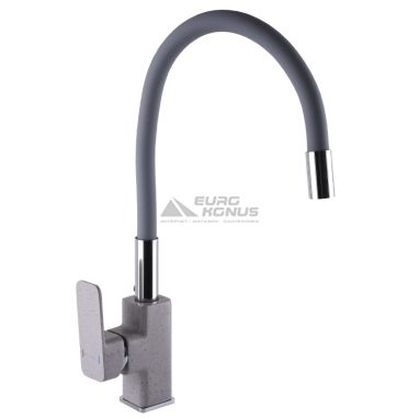 GLOBUS LUX Смеситель для кухни однорычажный с гибким изливом Milano GLM-203LR-2-ARENA