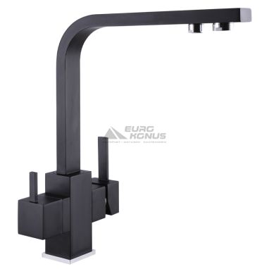 GLOBUS LUX Смеситель для питьевой воды двухрычажный GLLR-0111-10- BB